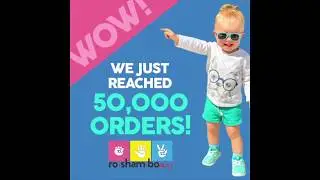 50,000th Customer Order Milestone  |  #roshambobaby