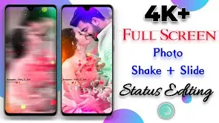 4K+ Full Screen New Photo slide alight motion|| Moving Photo Video Editing|| Vinit sah