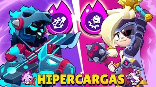 PRUEBO LAS 2 HIPERCARGAS MÁS ROTAS DE LA ACTUALIZACIÓN🤯🔥+ Sorteo skin Lumi | Brawl Stars