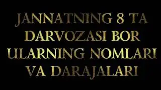 #Jannathaqida eshitganmisiz #Subhanolloh #Mashaolloh #Inshaolloh