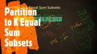 Partition to K Equal Sum Subsets | LeetCode 698 | Coders Camp
