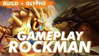 Gameplay Rockman + Build + Glyphs | Heroes Evolved Indonesia | Best Tank