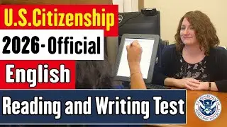 [2026 Version] U.S Citizenship English Reading and Writing Test/Official Sentences