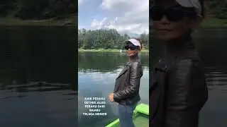 NAIK PERAHU BAMBU DI TELAGA MENJER WONOSOBO😍#foryou