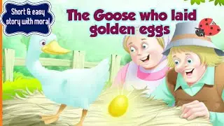 The Goose That Laid Golden Eggs | Short & Bedtime Stories | UKG Stories | Moral Story | 5 line Story