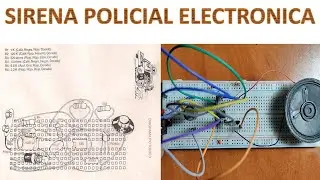 EJERCICIO #21 - MANUAL CEKIT | SIRENA POLICIAL ELECTRONICA | TINKERCAD