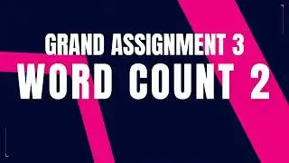 Python Program to Find Word Frequency in a Sentence | Word count 2 | Grand Assignment 3 | CCBP 4.0