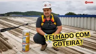 Eliminação de goteiras em telhado sem vedação nas sobreposições das telhas