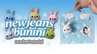 ˚₊‧ Crochet NewJeans Bunini Tutorial | Cute Keychain ‧₊˚