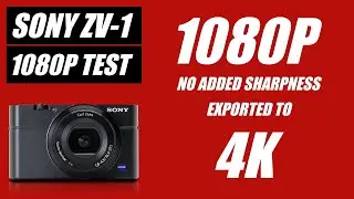 Sony ZV1 Video Footage | 1080p Exported to 4K | Sony ZV1 Video Quality