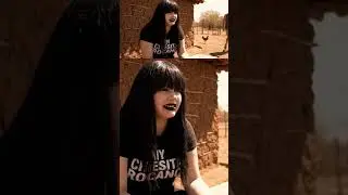 Goth girl with a big butt 