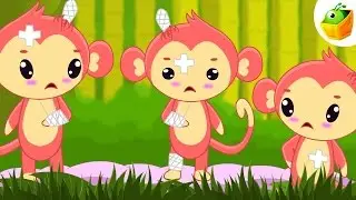 Five Little Monkeys | English Nursery Rhymes | Magicbox English Kids Channel