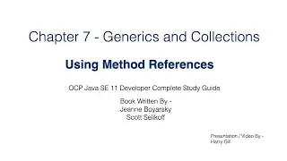 Method References  JavaCertification 1Z0-819