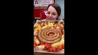 SALSICCIA ALLA MEDITERRANEA tenerissima grazie ad un TRUCCHETTO della cottura. #lericettedigessica