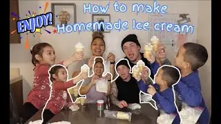 HOW TO MAKE HOMEMADE ICE CREAM!! 10 EASY STEPS!!