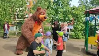 Мишка в садике!!!