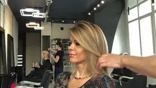 HAIR COLORING/toning of short layers