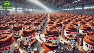 Nutella Mega Factory: Processing Millions of Nutella Jars in Factory