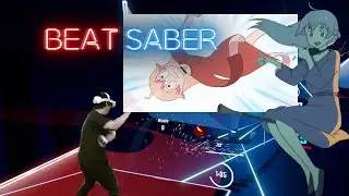 Beat Saber | YOASOBI - Watch Me! [Witch Watch] | Virtual Desktop, Quest 2 | Kinect Mixed Reality