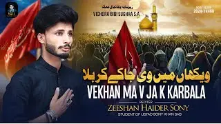 New Noha 2024/1446H | Vekhan Ma V Ja K Karbala | By | Zeshan Haider Sony |