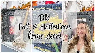 Show stopping Fall/Halloween decor diy's - high-end fall and halloween decor