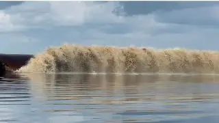 Tsunami River Tidal Waves Seven Ghost ( ombak bono ) 7 November 2024