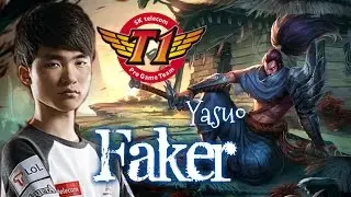 SKT T1 Faker YASUO Mid vs Azir - Patch 5.22 KR | League of Legends