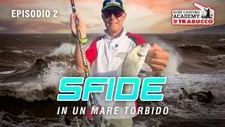 SURFCASTING IN THE MURKY SEA: WHEN FISHING BECOMES A CHALLENGE #surfcastingacademy #trabuccofishing