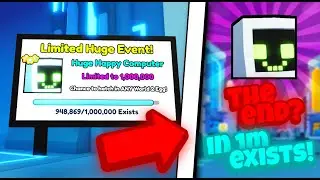 The end to LIMITED on 1,000,000 EXISTS! In Pet Simulator 99.. 😢