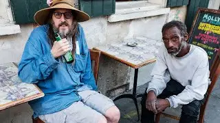 NOLA street portraits and music in the french quarter