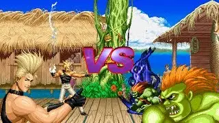 Mugen - Street Fighter vs. King of Fighters - Benimaru vs. Blanka - 二階堂紅丸 vs. 布蘭卡