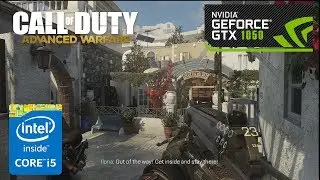 Call of Duty Advanced Warfare I5 3570 GTX 1050 Ultra Settings (SMAA 1X) | 1080p