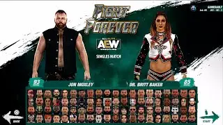 AEW FIGHT FOREVER Video Game - Full Roster PS5/Xbox Concept/Preditcion