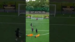 3️⃣ shot shooting drill #football  #soccercoachingdrills #soccertraining #shootingdrill #training121
