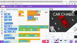 car race scratch con mando microbit