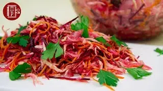 Исчезает со стола мгновенно! Вкуснейший Маринованный Салат из Капусты!
