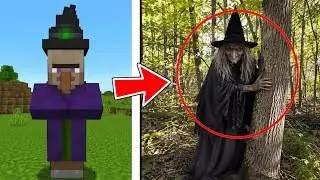 Minecraft Characters vs Real Life Characters 
