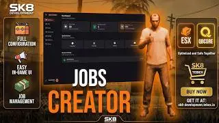 [ESX/QB] FIVEM JOBS CREATOR SCRIPT | PAID