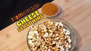Theatre Style POPCORN CHEESE SEASONING 🍿🧀 Recipe👇🏻 #thevoguetraveller #asmr #popcorn #seasoning