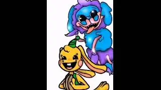 Bunzo Bunny and PJ Pug-A-Pillar💛💜 Poppy Playtime