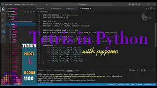 Tetris in Python with pygame - Beginner Tutorial