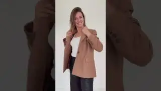 Пошила блейзер з вовни на осінь 🍂 #fashion #sewing