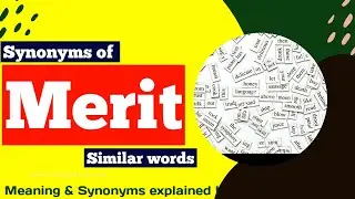 synonyms of merit | similar word for merit | merit ka synonyms | merit synonym