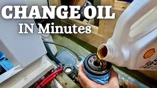 How to do an Oil Change on a Phasor 8kw Marine Generator, Ep-178