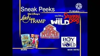 Sneak Peeks Menu to Hilary Duff and Kids: Dance Party 2005 DVD (what if?!; fixed version)