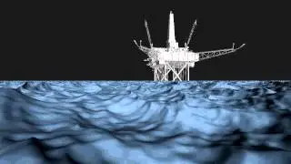 3DS Max Ocean Waves Test