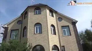 Монтаж сайдинга под камень.  AKV-STROY.NET
