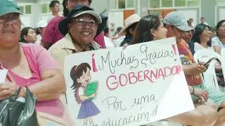 REEL - INAUGURACIÓN OBRA COLEGIO MIGUEL GRAU CAÑETE QUILMANÁ