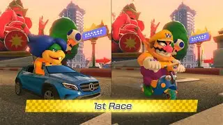 Mario Kart 8 Deluxe | 2 Player | (Wario vs Ludwig)