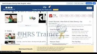Search Engine Side By Side | Live Production Samples | UHRS Trainer